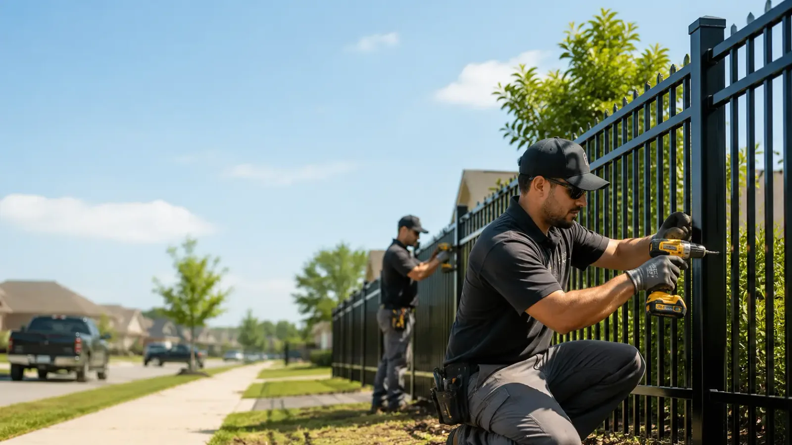 Metal Fence Installation in Hedley, TX